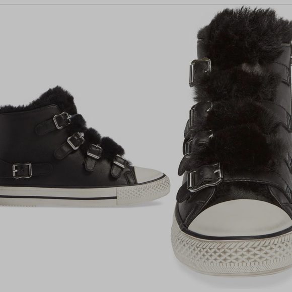 🔥🔥ASH – Valko High Top Sneaker - BLACK/BLACK / 38 - Picture 4 of 16